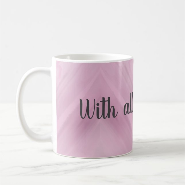 Taza De Café Personalized With My Love Cute Heart Mug  (Izquierda)