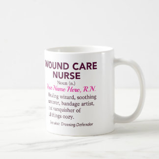 Taza De Café Personalized Wound Care Nurse Definition Gift