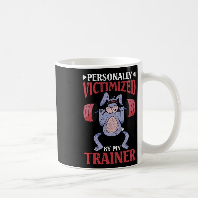 Taza De Café Personalmente victimizada por mi entrenador (Derecha)
