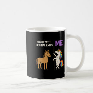 Taza De Café Personas Con Las rodillas originales Y Yo Unicorni