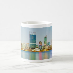 Taza De Café Perth CBD del punto Perth Australia occidental del