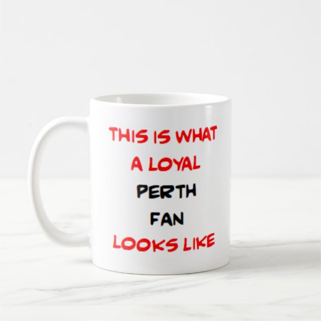 Taza De Café perth fan, loyal (Izquierda)