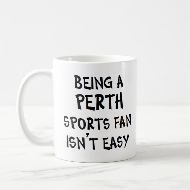 Taza De Café perth sports fan, being (Izquierda)