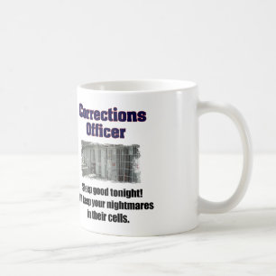 Taza De Café Pesadillas del oficial de correcciones