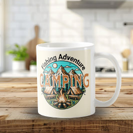 Taza De Café Pesca/ Campamento de aventuras