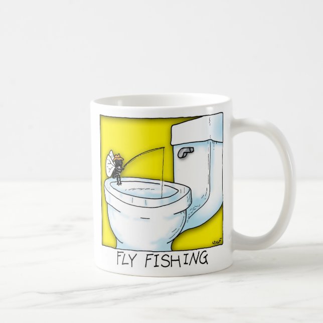 Taza De Café Pesca con mosca (Derecha)