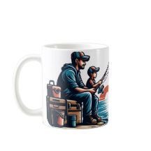 Pesca con papá - Diseño del Día del Padre Vintage