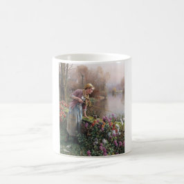 Taza De Café Pesca de Chicas franceses en Bretaña