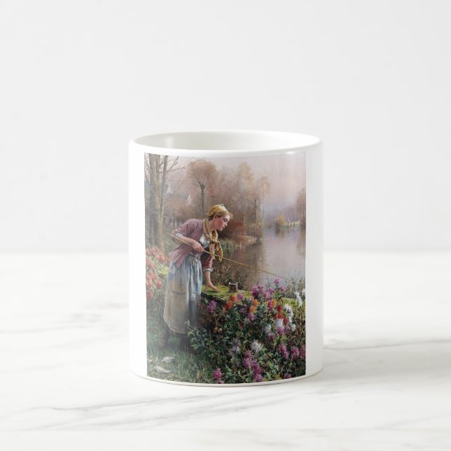 Taza De Café Pesca de Chicas franceses en Bretaña (Centro)