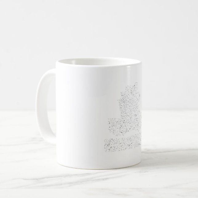 Taza De Café Pesca de Crappie en Invierno Slab Hunter (Anverso izquierdo)