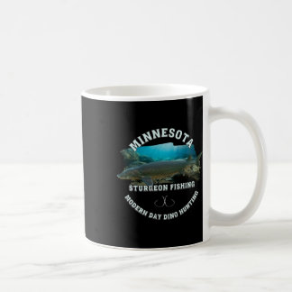 Taza De Café Pesca de esturión en Minnesota, caza de dinosaurio