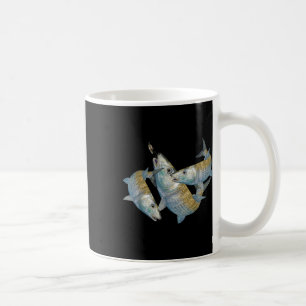Taza De Café Pesca de hueso Una pesca con mosca de agua salada 
