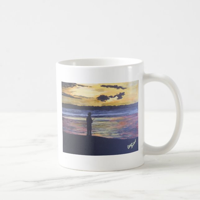 Taza De Café Pesca de lago (Derecha)