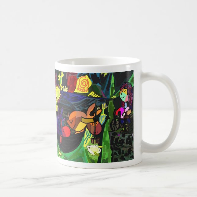 Taza De Café pesca de los burros (Derecha)