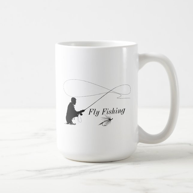 Taza De Café Pesca de mosca (Derecha)