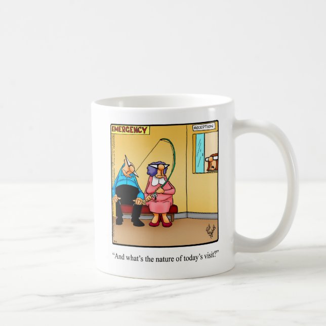 Taza De Café "Pesca" de Mug de Humor (Derecha)