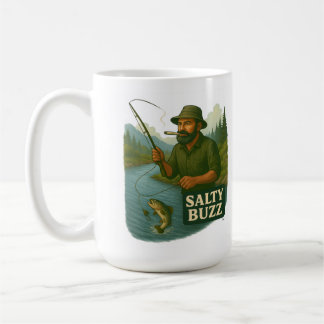 Taza De Café Pesca de Trucha Salada Zumbido
