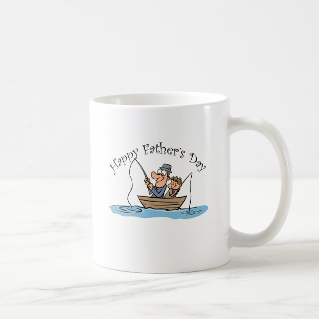 Taza De Café "Pesca del día de padres " (Derecha)