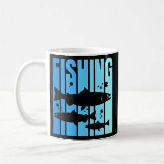 Taza De Café Pesca del salmón del rey Salmon Chinook