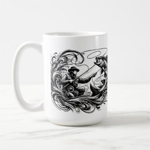 Taza De Café Pesca dinámica de mosca