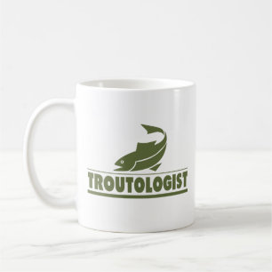 Taza De Café Pesca divertida de truchas