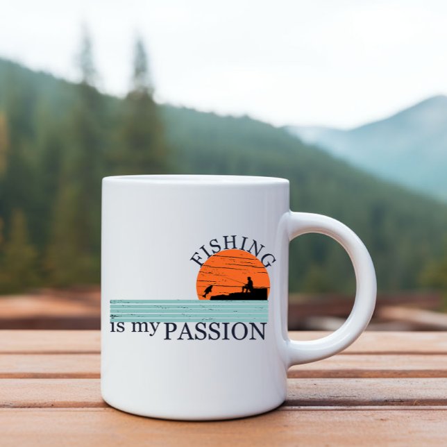 Taza De Café Pesca divertida diciendo (Subido por el creador)