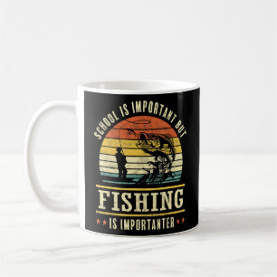 Taza De Café Pesca divertida es un pescador importante