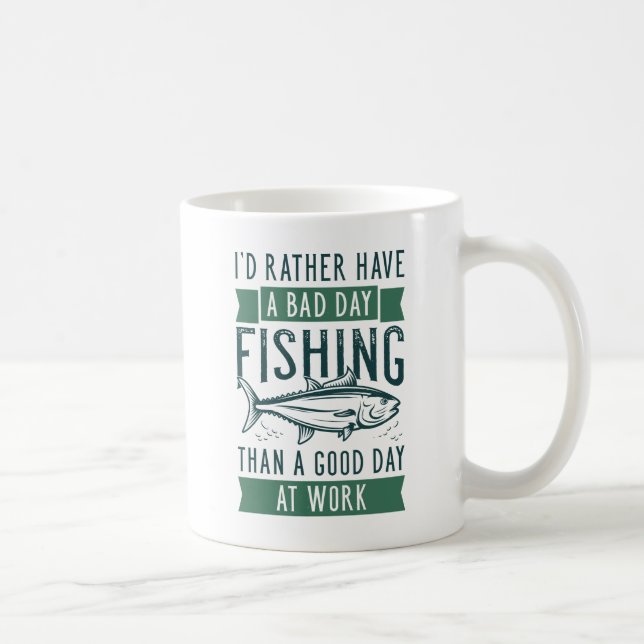 Taza De Café Pesca en mal día (Derecha)