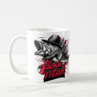 Taza De Café Pesca fotográfica personalizada "Tackle Titan"