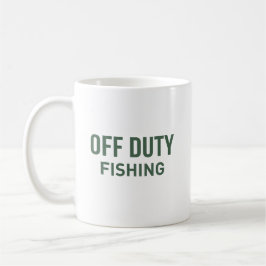 Taza De Café Pesca Fuera de Servicio – Estilo de Vida Relajado 
