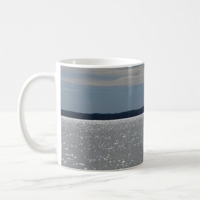 Taza De Café Pesca matutina tranquila (Izquierda)