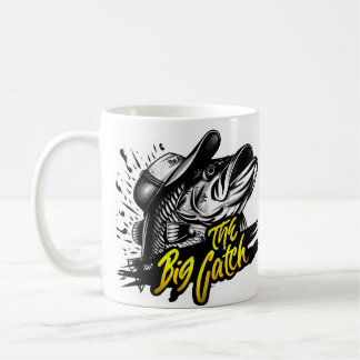 Taza De Café Pesca personalizada "The Big Catch"