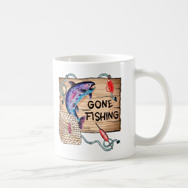 Taza De Café Pesca por destino (Derecha)