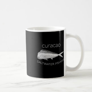 Taza De Café Pesca Profunda en Mar Salado Curazao Mahi Mahi