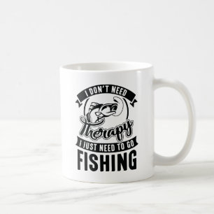 Taza De Café Pesca Terapia