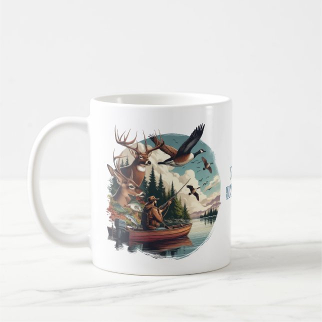 Taza De Café Pesca y caza (Izquierda)