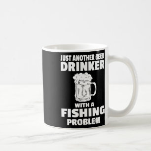 Taza De Café Pesca Y Cerveza Graciosa Bebiendo Pescador Fiesta 