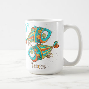 Taza De Café Pescado Adorable Pisces