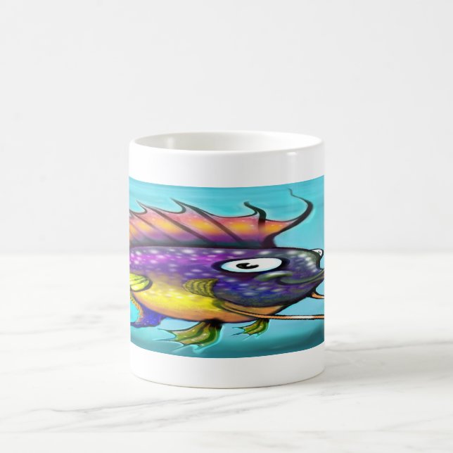 Taza De Café Pescado arco iris (Centro)