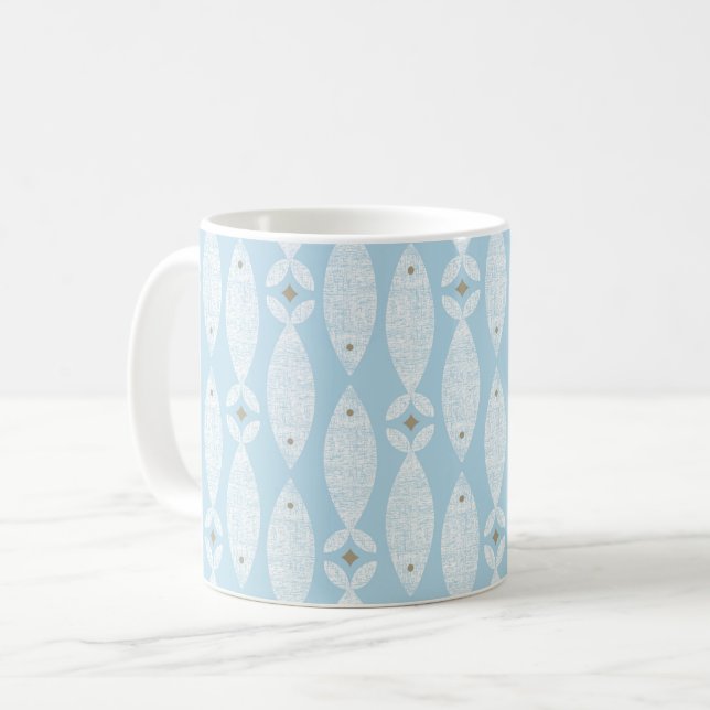 Taza De Café Pescado azul costero (Anverso izquierdo)