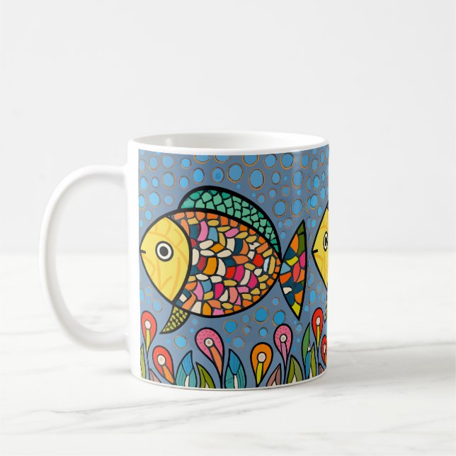 Taza De Café pescado cortado (Izquierda)