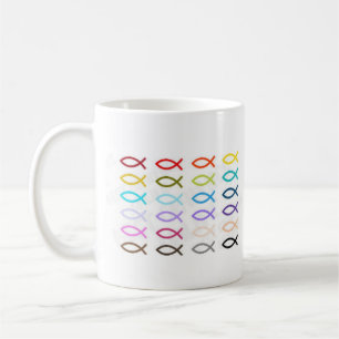 Taza De Café Pescado cristiano