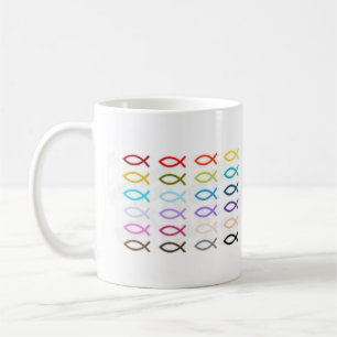 Taza De Café Pescado cristiano