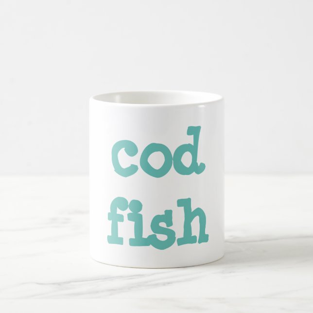 Taza De Café pescado de bacalao (Centro)