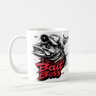 Taza De Café Pescado de imágenes personalizado "jefe de cebo"