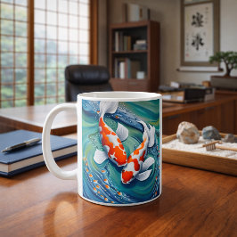 Taza De Café Pescado de Koi