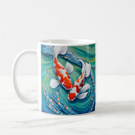 Taza De Café Pescado de Koi