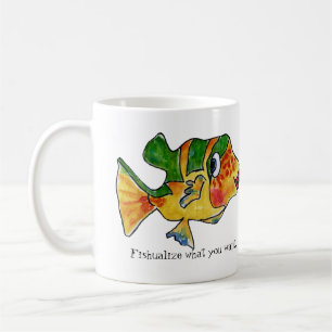 Taza De Café Pescado de la caja del Personalizado ImaginOCEAN