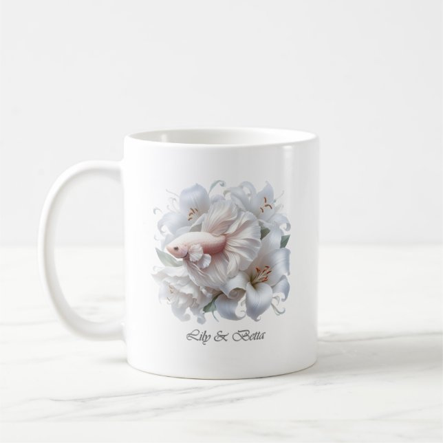 Taza De Café Pescado de Lily & Betta Mug (Izquierda)