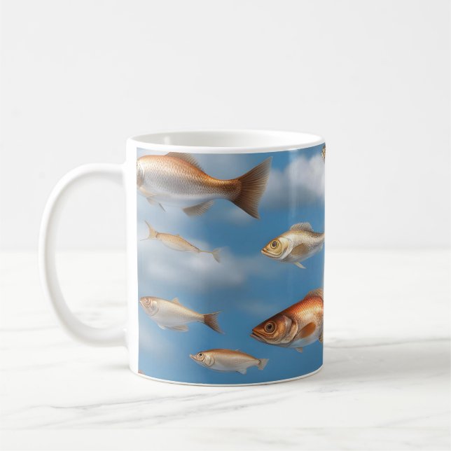 Taza De Café Pescado de lluvia (Izquierda)